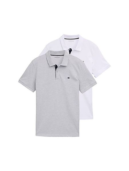 TOM TAILOR Poloshirt (Packung, 2-tlg) im Doppelpack günstig online kaufen