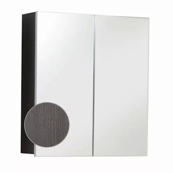 Lomadox Spiegelschrank Badezimmer 60 cm breit LISBOA-19 in Sardegna Rauchsi günstig online kaufen