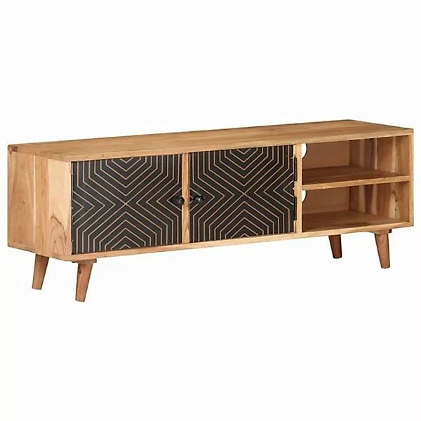 furnicato TV-Schrank 115x30x39 cm Massivholz Akazie (1-St) günstig online kaufen