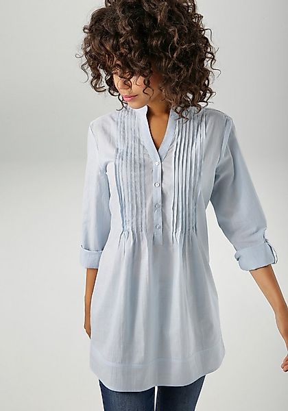 Aniston CASUAL Longbluse mit dekorativer Biesenverarbeitung günstig online kaufen