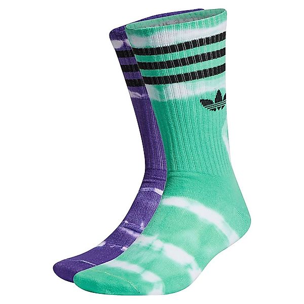 Adidas Originals Batik Socken 2 Paare EU 40-42 Hi-Res Green / Purple Rush / günstig online kaufen