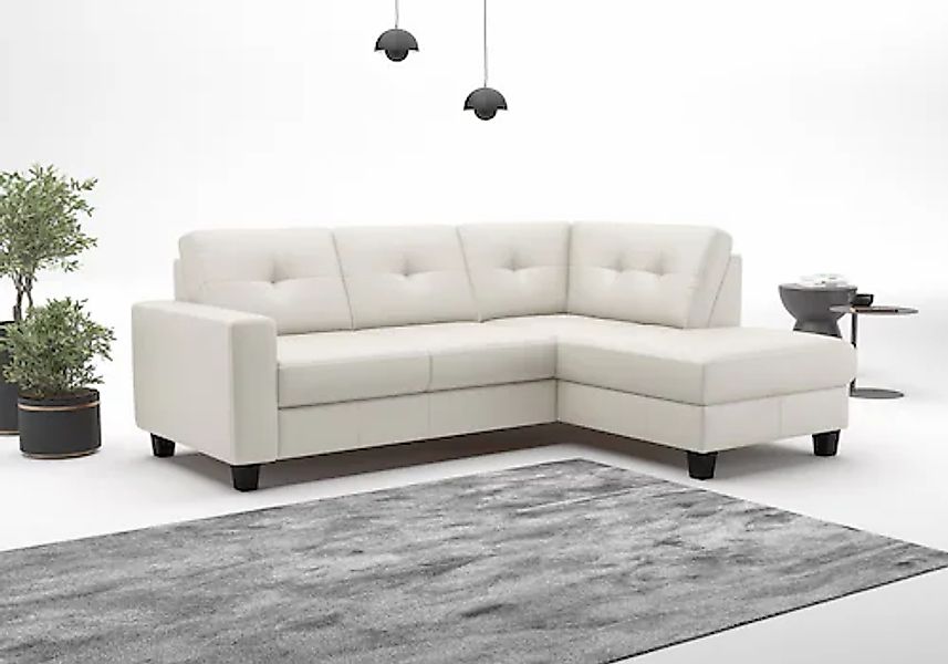 PLACES OF STYLE Ecksofa »Varese« wahlweise mit Bettfunktion und Bettkasten günstig online kaufen