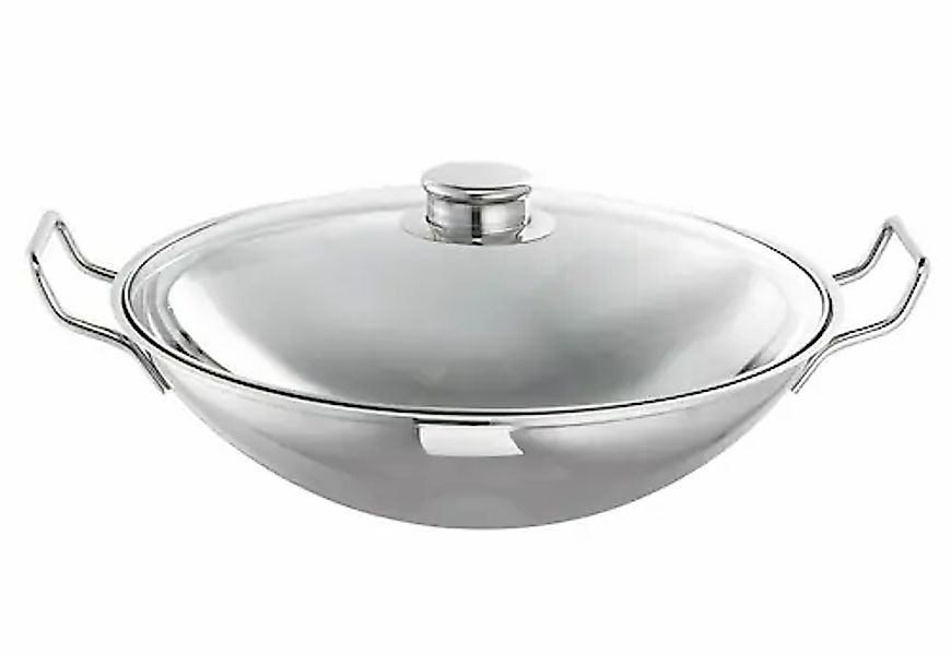 SCHULTE-UFER Wok »Bo-Lang i« Edelstahl 18/10 1 Stk. tlg. mit Glasdeckel und günstig online kaufen