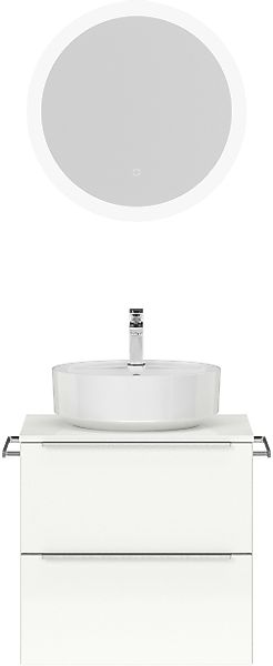 nobilia® Badmöbel-Set »Alvene«, (2 St., vormontiert, mit Soft-Close), Hochg günstig online kaufen