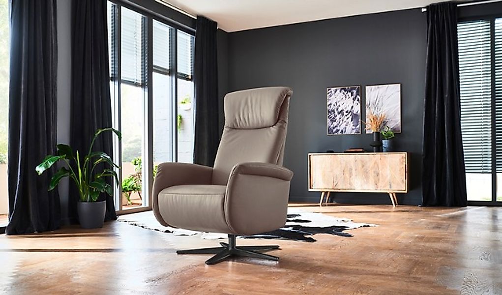 Home affaire Relaxsessel »Cartore Fuß schwarz, manuelle oder motorische Ver günstig online kaufen