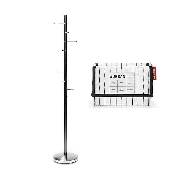 REISENTHEL® Garderobenständer aus Edelstahl, Garderobe mit 8 Haken - prakti günstig online kaufen