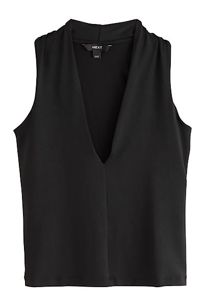Next V-Shirt Ärmelloses Polyamid-Top mit tiefem günstig online kaufen