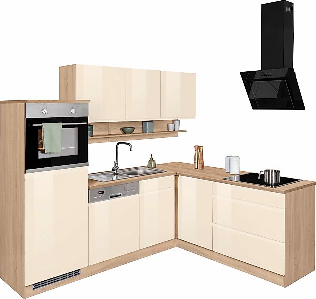 HELD MÖBEL Winkelküche "Virginia", Stellbreite 230/190 cm, ohne E-Geräte günstig online kaufen
