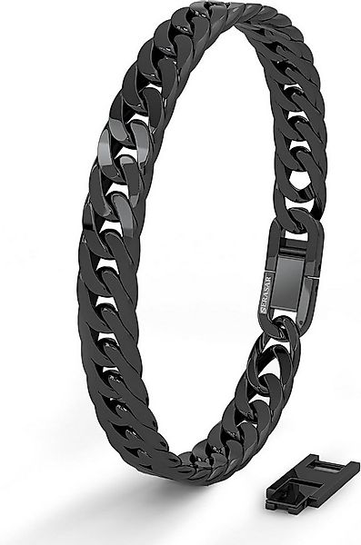 SERASAR Armband Edelstahlarmband für Herren "Cuban" Chirurgenstahl 316L, Wa günstig online kaufen