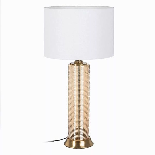 Tischlampe 33 X 33 X 66 Cm Synthetische Stoffe Gold Metall günstig online kaufen