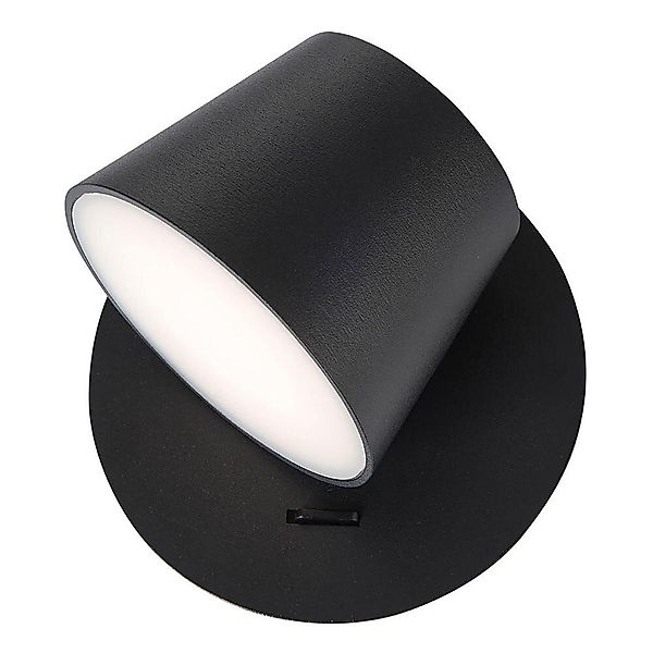 LED Wandleuchte Amadeo in Schwarz 6W 528lm günstig online kaufen