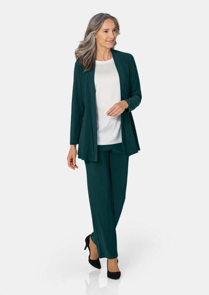 GOLDNER Shirtjacke Leichte Shirtjacke lila mit günstig online kaufen