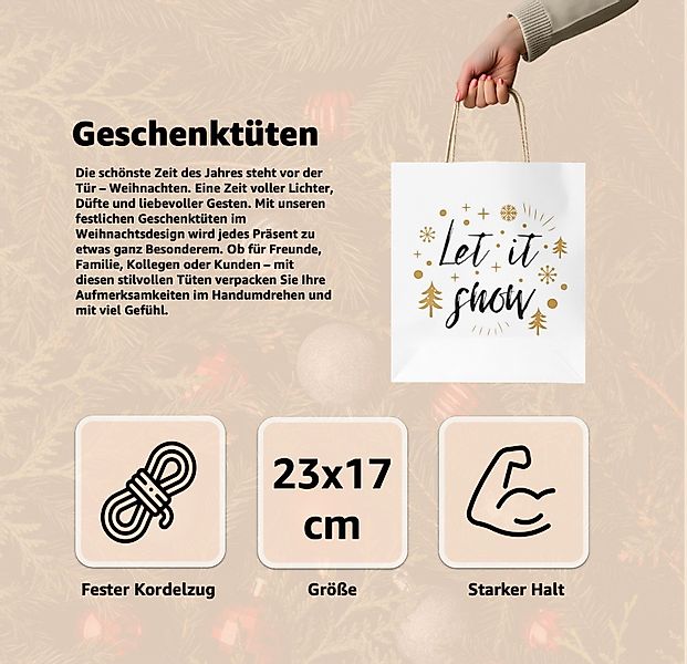 happymas Aufbewahrungsbox 12 XXL-Geschenktaschen für Weihnachten: günstig online kaufen