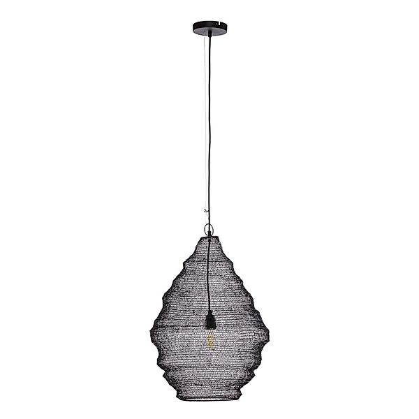 Lindby Pendelleuchte Eldric 10020794 Design Modern in Schwarz aus Metall 1- günstig online kaufen