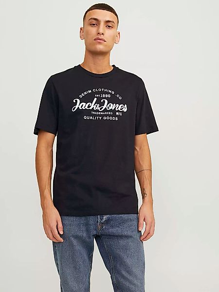 Jack & Jones Kurzarmshirt "JJFOREST TEE SS CREW NECK" günstig online kaufen