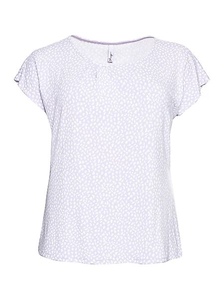 Sheego T-Shirt "Große Größen", mit Alloverdruck und gelegten Falten günstig online kaufen