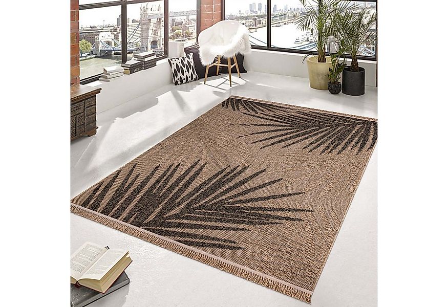 TaraCarpet Teppich Outdoor & Indoor Teppich wetterfest Borneo Premium Sisal günstig online kaufen