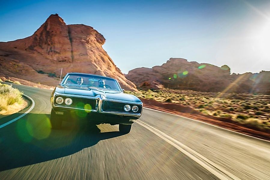 queence Acrylglasbild »Auto« Amerika   Auto   Bilder von Amerika   Bilder v günstig online kaufen