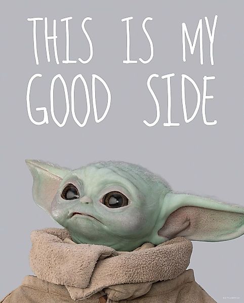 Komar Bild "Mandalorian The Child Chocolate Side", Disney-Star Wars, (1 St. günstig online kaufen