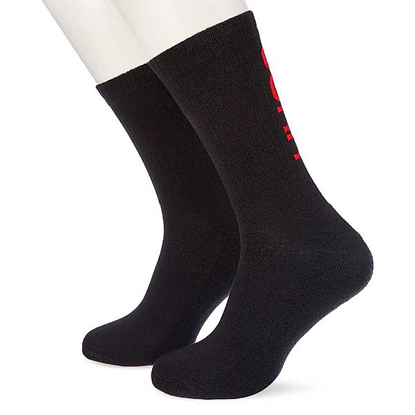 Hugo Rs Rib Logocc Socken 2 Paar EU 39-42 Black günstig online kaufen