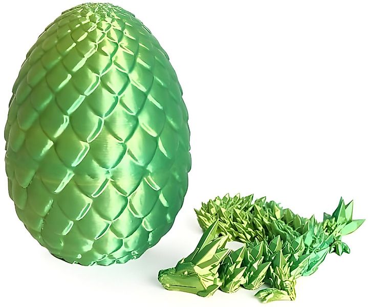 COFI 1453 Fantasy-Figur 3D Drachenei mit Drachenfigur – 29 cm lang, Fantasy günstig online kaufen