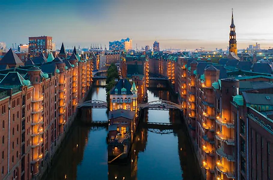 Bönninghoff Leinwandbild »Speicherstadt«, Hamburg, (1 St.), BxH: 118x78 cm günstig online kaufen