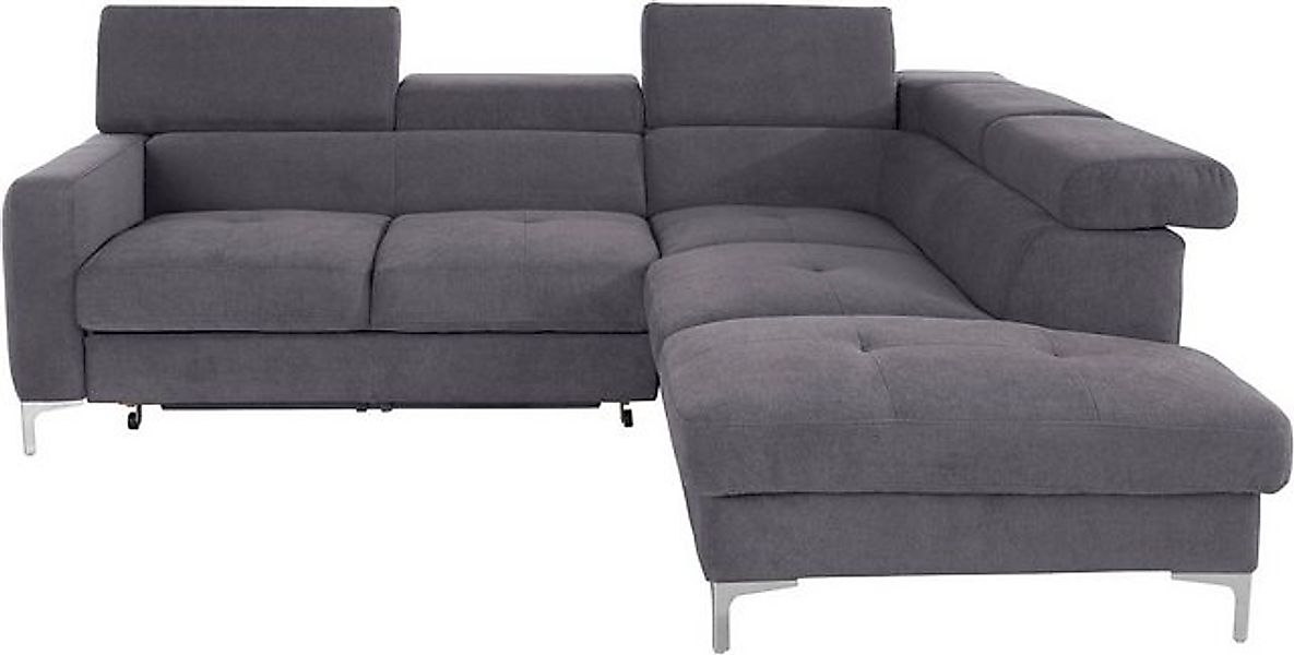 COTTA Ecksofa "Sammy L-Form", mit Kopfteilverstellung, wahlweise mit Bettfu günstig online kaufen