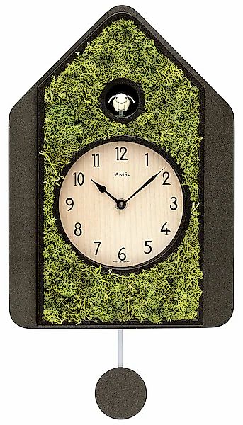 AMS Pendelwanduhr »W7497«, Quarzuhr,Holzgehäuse,Esszimmer,Wohnzimmer,Made i günstig online kaufen
