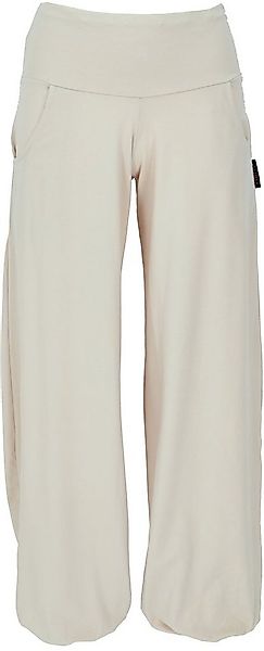 Guru-Shop Relaxhose Yogahose aus Bio-Baumwolle, Pluderhose - sand alternati günstig online kaufen