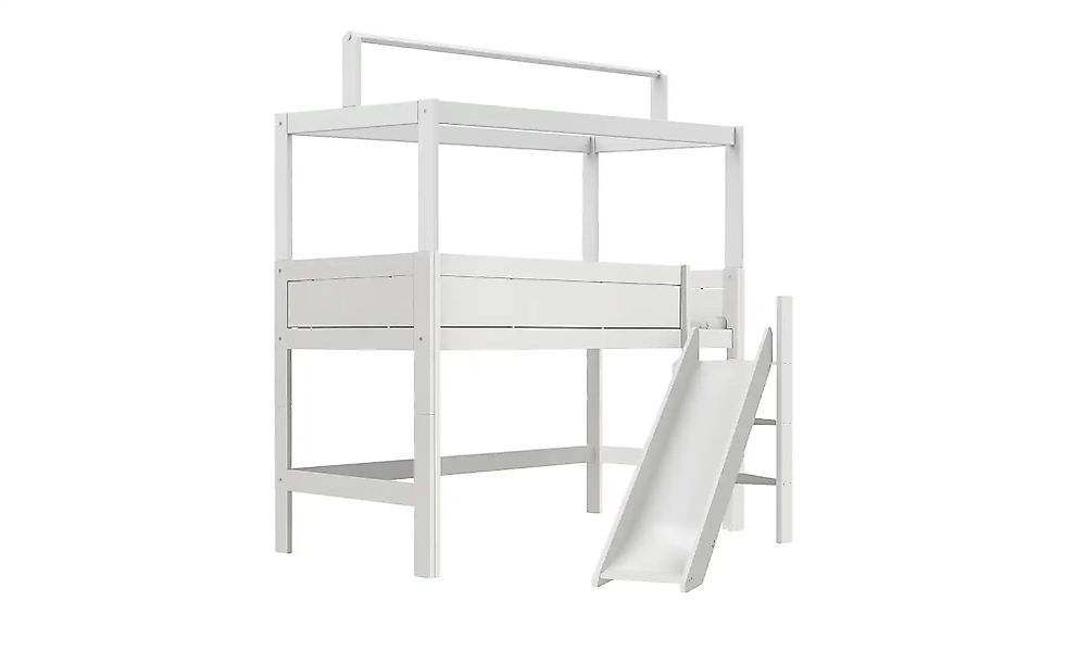 Lifetime Hausbett mit Rutsche  Basis ¦ weiß ¦ Maße (cm): B: 207 H: 225 T: 1 günstig online kaufen