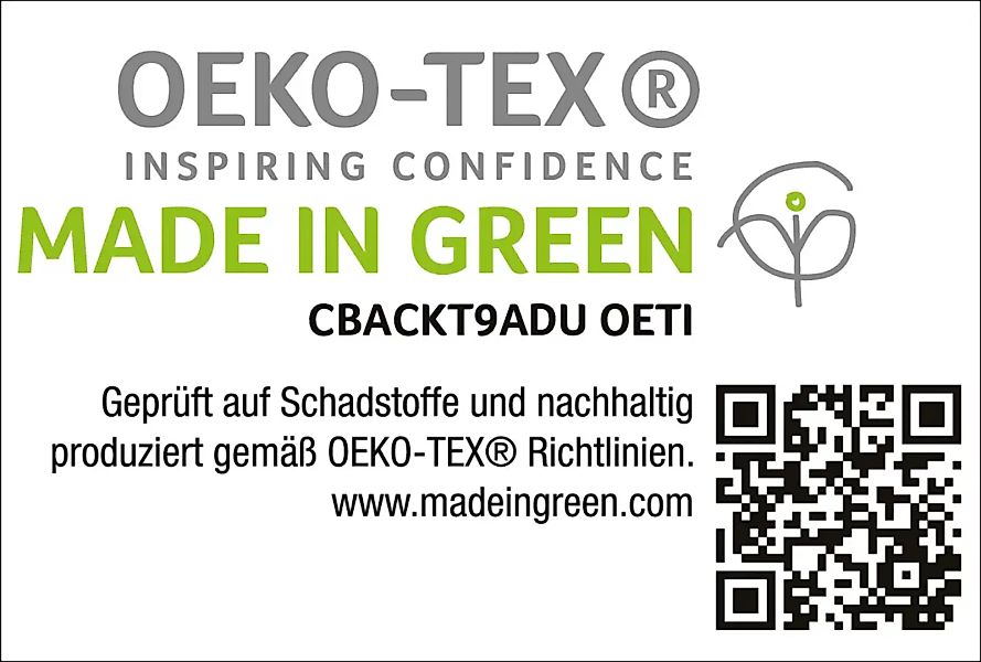 f.a.n. Schlafkomfort Synthetikkopfkissen »f.a.n. Made in Green "Tegernsee"« günstig online kaufen
