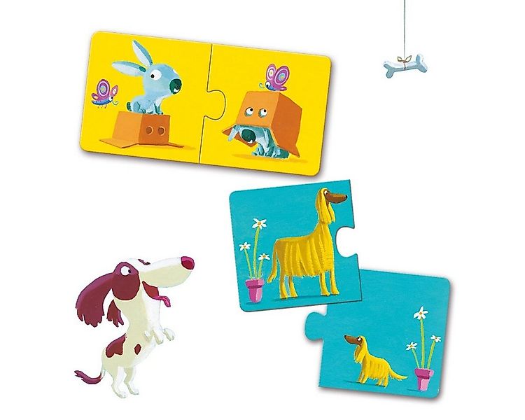 DJECO Puzzle Lernspiel Puzzle Duo Assoziationsspiel für Kinder ab 2 Jahren, günstig online kaufen