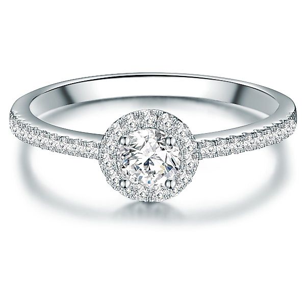 Trilani Silberring Verlobungsring aus 925 Sterling günstig online kaufen