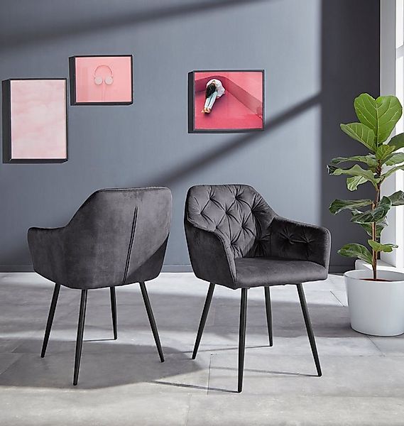 HELA Esszimmerstuhl Kira Schalenstuhl Boho, Bestseller (Set, 2 St), Armlehn günstig online kaufen