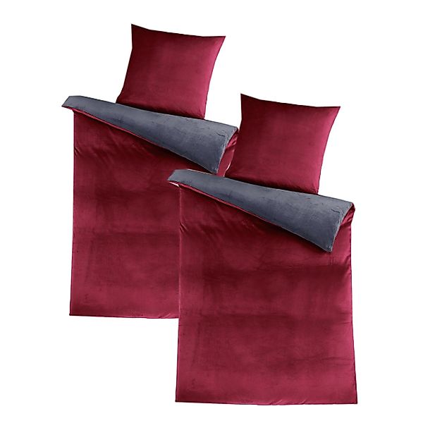 Casa Colori Bettwäsche Cashmere Touch Wendebettwäsche günstig online kaufen