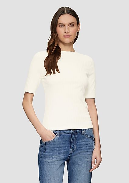 s.Oliver Kurzarmshirt T-Shirt aus Jersey mit günstig online kaufen