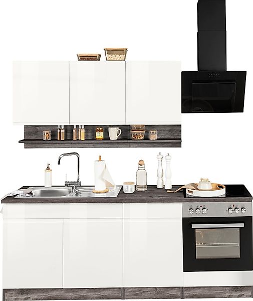 KOCHSTATION Küchenzeile KS-Virginia, Breite 210 cm, günstig online kaufen