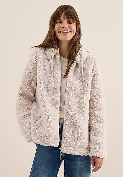 CECIL Fellimitatjacke mit Kapuze mit Tunnelzugband günstig online kaufen