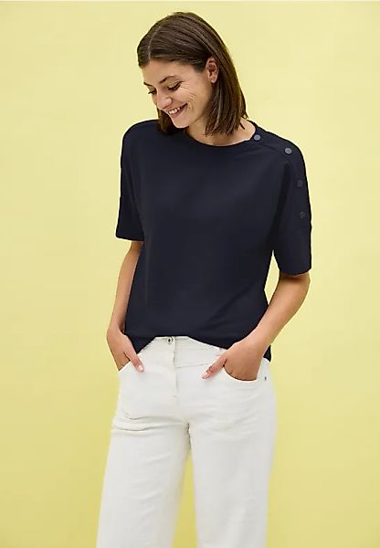 T-Shirt mit Knopfdetail günstig online kaufen
