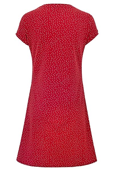 Bio Kleid - Kurzarm - Pünktchen - Rot/weiß günstig online kaufen