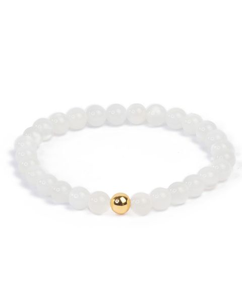 MayTree Armband Echter Mondstein 6mm, Geschenk günstig online kaufen