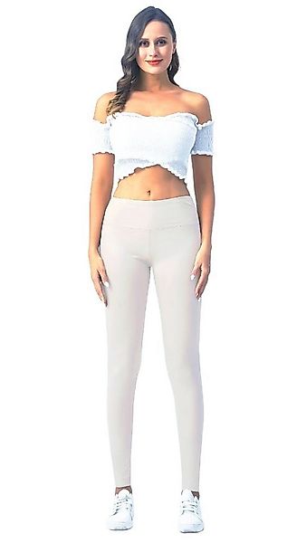 cofi1453 Leggings Leggings Hose Leggins Leder-Optik Hohe Taille Basic Unifa günstig online kaufen