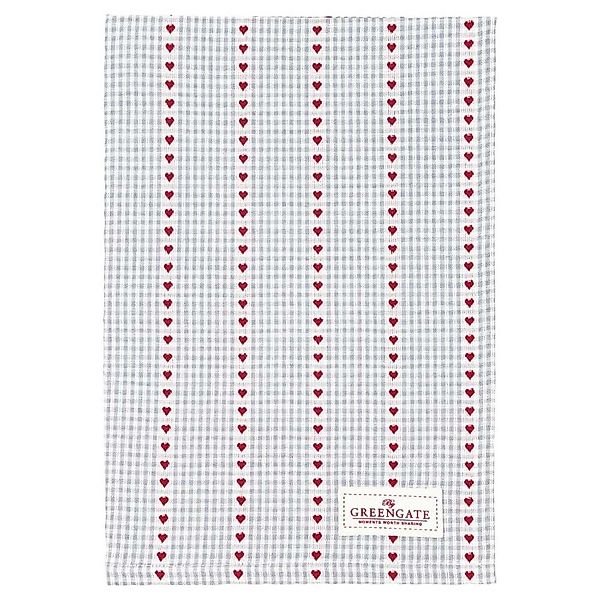Greengate Geschirrtuch Greengate Geschirrtuch BEA Grau günstig online kaufen