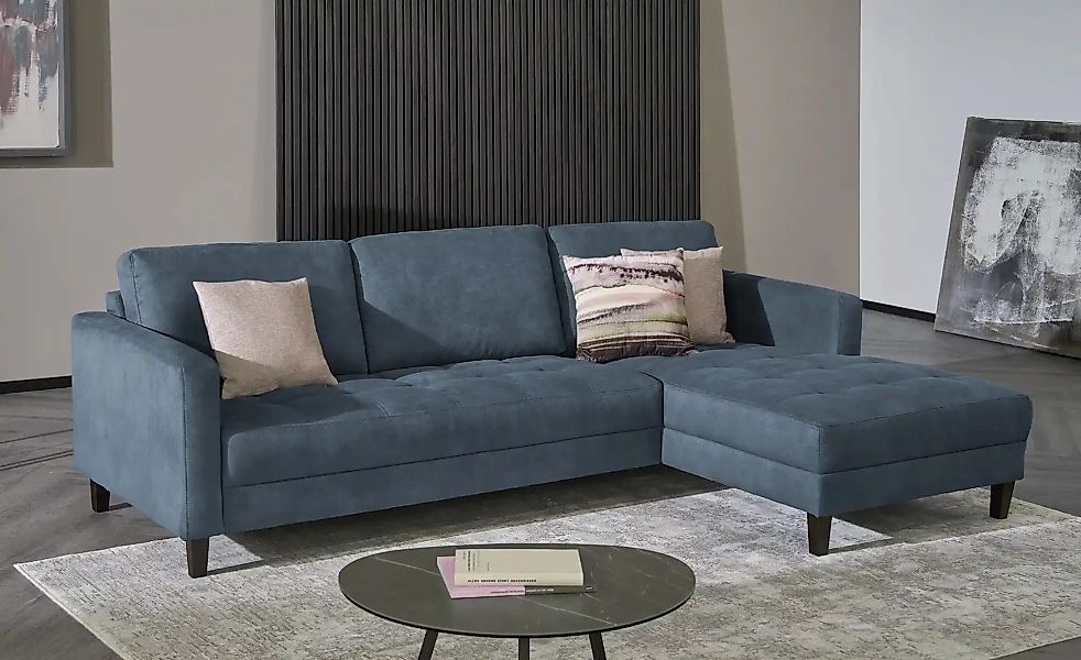 smart Ecksofa  Geradine ¦ blau ¦ Maße (cm): B: 260 H: 85 T: 170.0 Polstermö günstig online kaufen