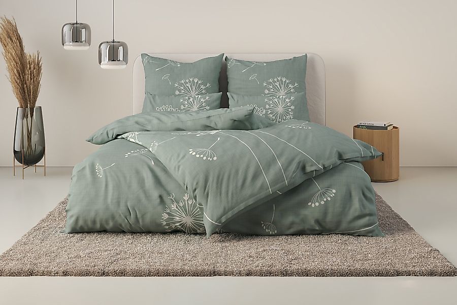 Home affaire Bettwäsche "Soucy" 2 tlg. ab Gr. 135x200, 100% Baumwolle, Renf günstig online kaufen