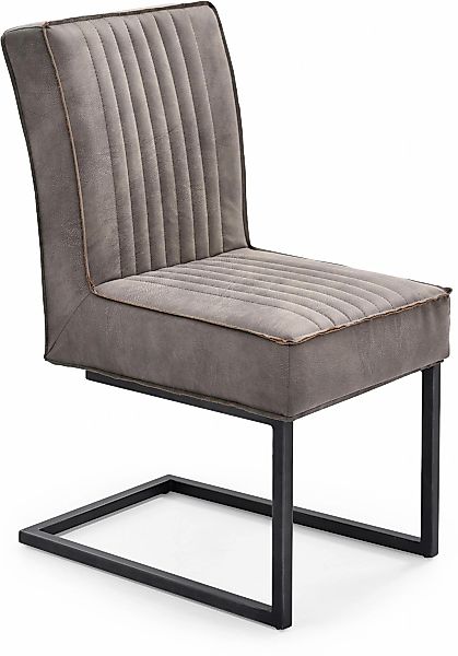 Home affaire Stuhl "David", (Set), 2 St., Microfaser, mit bequemer Federker günstig online kaufen