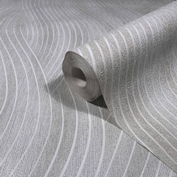 Marburg Vliestapete »Tapete Wavy Stripes« geometrisch geprägt moderne Vlies günstig online kaufen