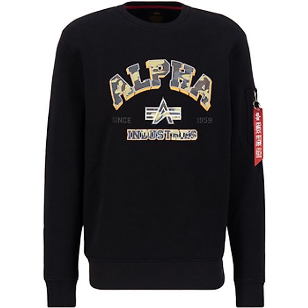 Alpha  Sweatshirt College Camo Sweater - black günstig online kaufen