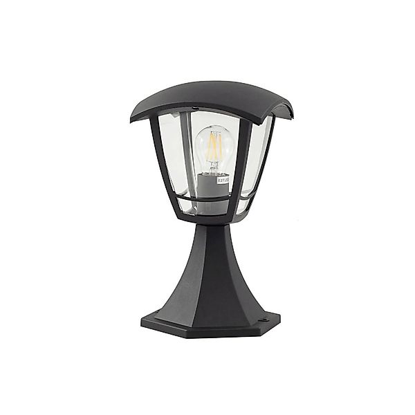 Lindby Außenleuchte Isidoro 10025890 Spritzwassergeschützt Modern in Schwar günstig online kaufen
