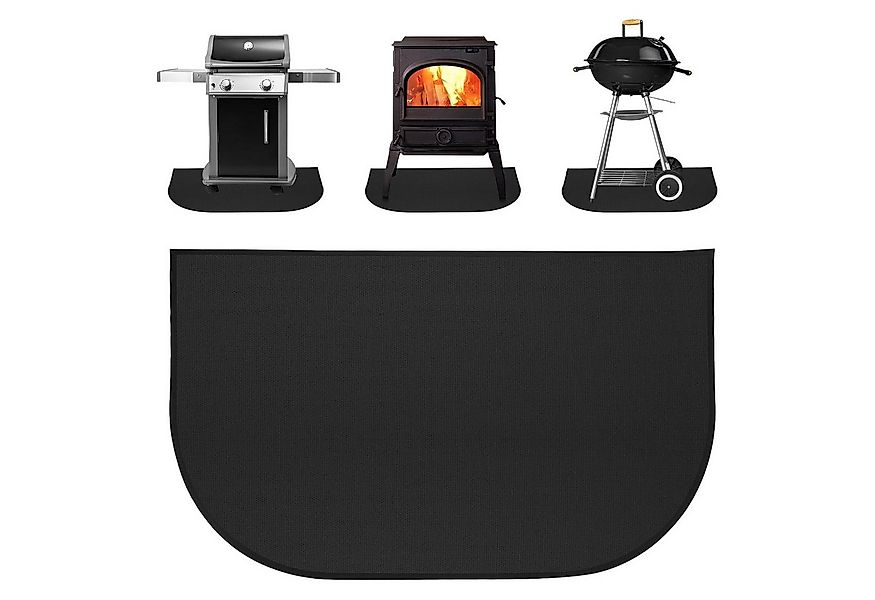 HAUSS SPOLE Bodenschutzmatte Ofenmatte Kaminmatte Hitzebeständig für Kamin günstig online kaufen